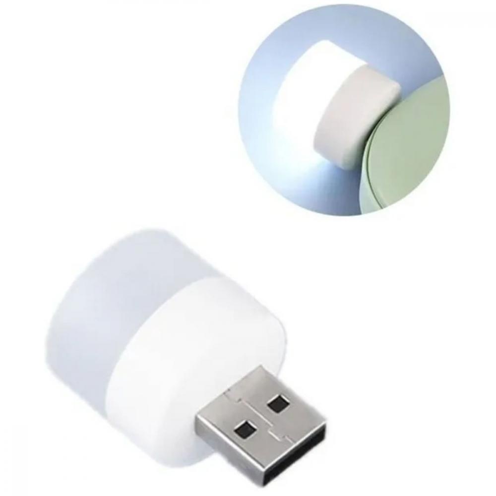 MINI LUMINÁRIA LED USB PORTÁTIL BRANCA -ART HOUSE