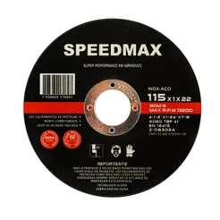10 Discos de Corte Fino para Aço Inox e Ferro Tamanhos Disponíveis: 115x1,0x22mm; 180x6x22,2mm