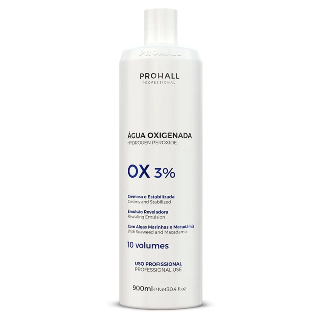 Prohall Água Oxigenada OX 10 Volumes Cream 900ml