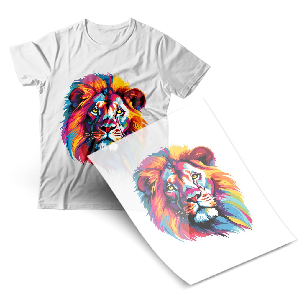 Adesivo Dtf Tecido Personalizado Colorido C/ Sua Arte