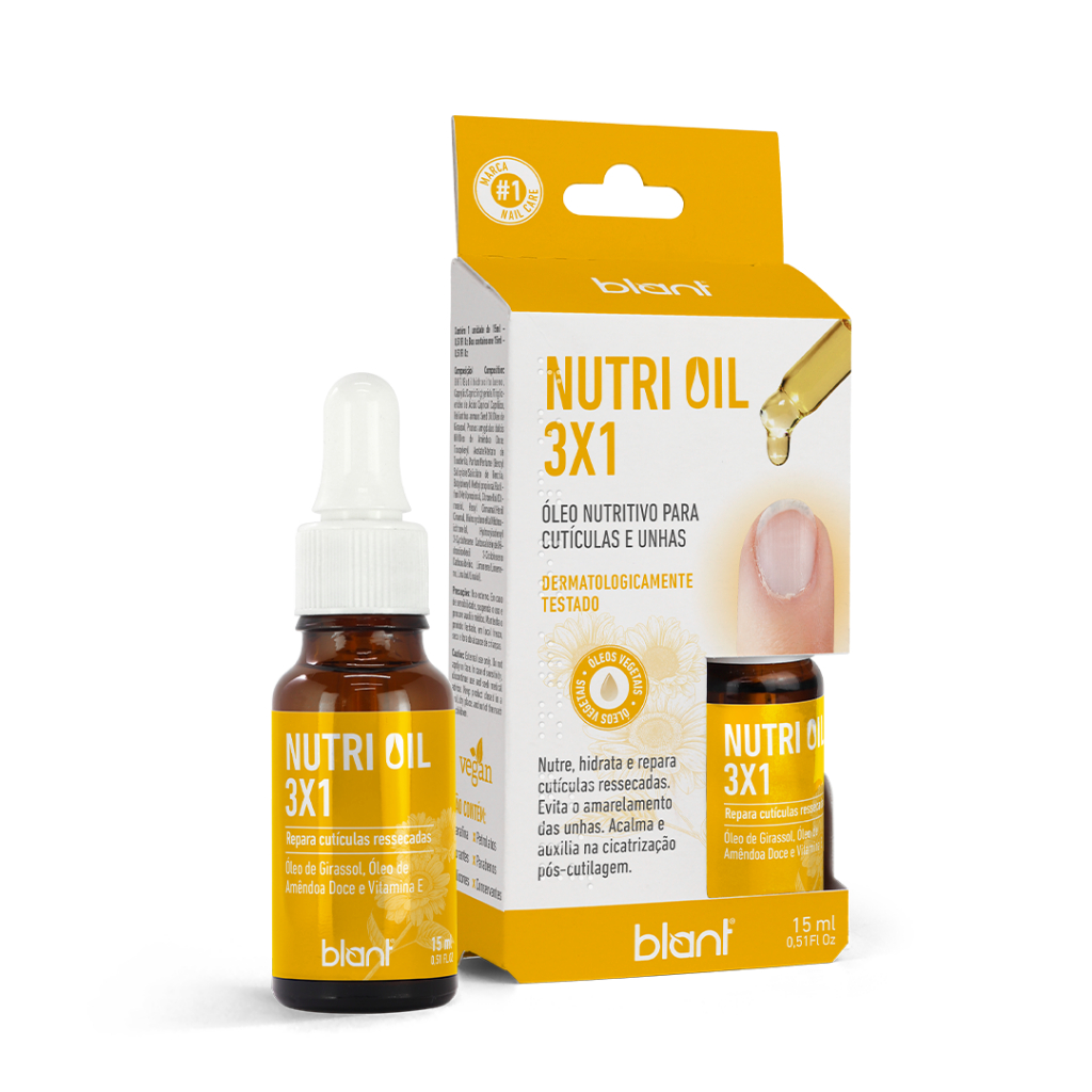Óleo Regenerador Pós-Cutilagem Nutri Oil 3x1 Blant