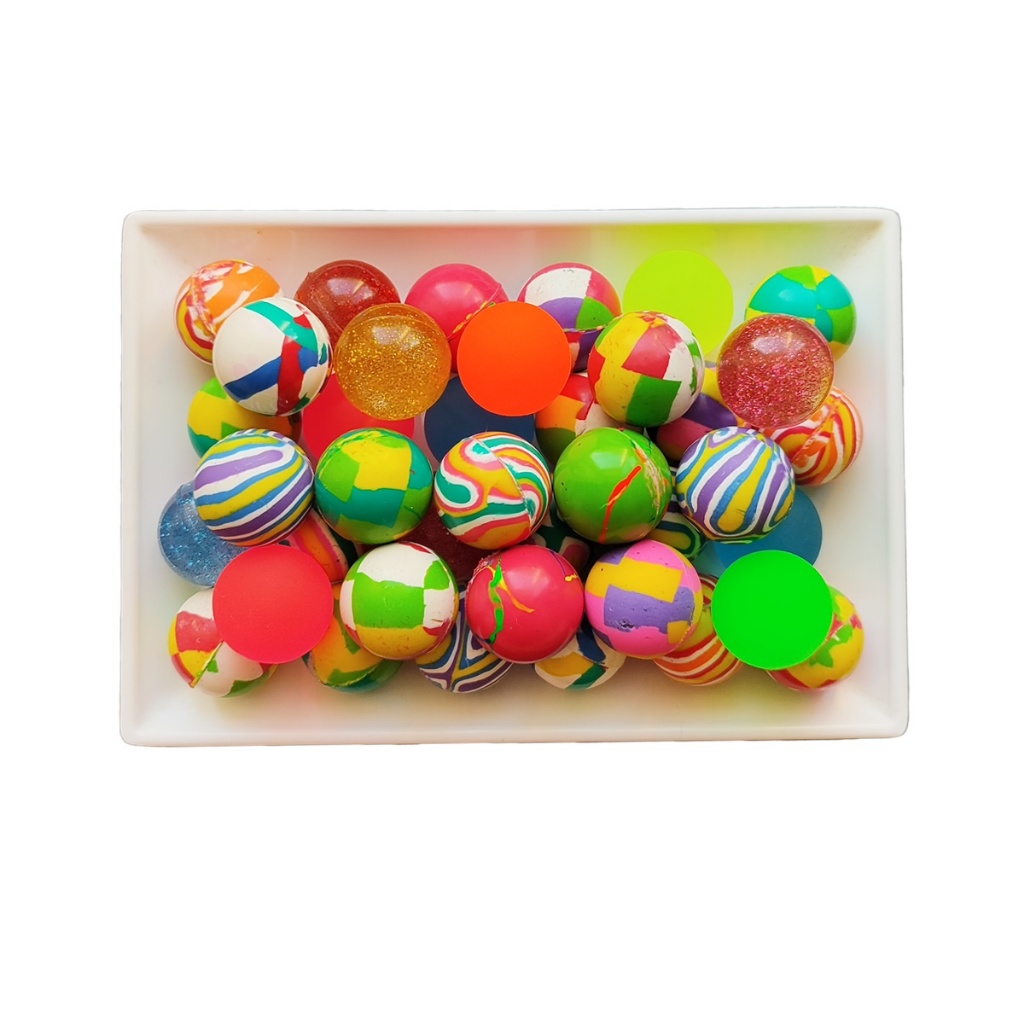 Bolinhas Pula-Pula Mix 32mm para Vending Machine e Festas em Oferta na Shopee