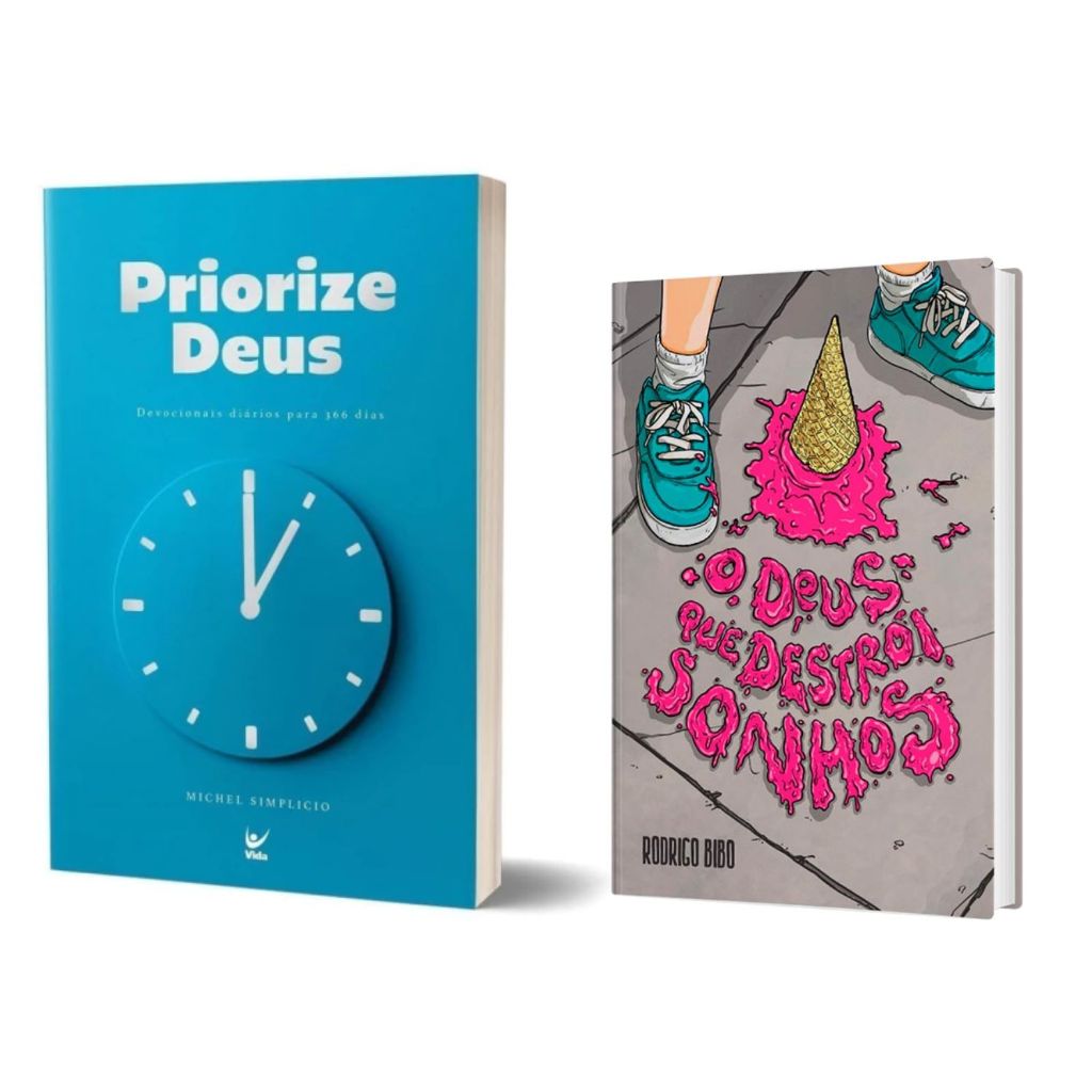 Kit Priorize Deus Devocionais diários - Michel Simplicio + O Deus que destrói sonhos em Oferta na Shopee