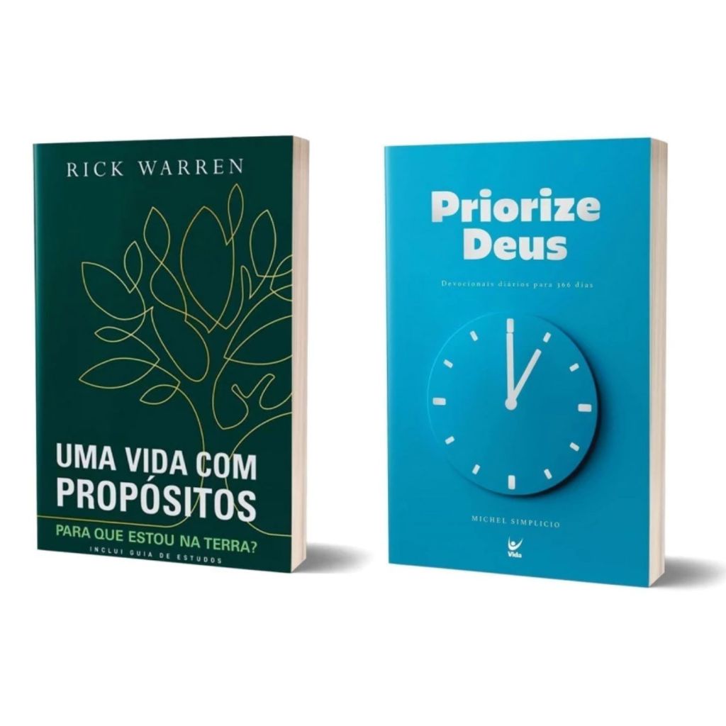 Kit Priorize Deus Devocionais diários + Uma Vida Com Propósitos: para Que Estou na Terra