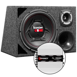 Caixa Trio Som Automotivo Completa Sub Bomber One 12 + Módulo Taramps Subwoofer Driver Corneta Tweeter - OESTESOM em Oferta na Shopee