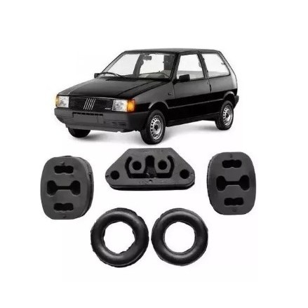 Kit Coxim Escapamento Fiat Uno 1.0 1.4 1.5 1.6 / Premio tds / Elba tds / Fiorino ate 2006