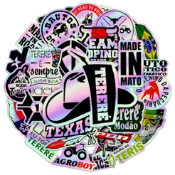 Kit 25 Adesivos Agro Cowboy Tereré Teris Made in Roça Bruto Stickers Variados Holográfico Camaleão