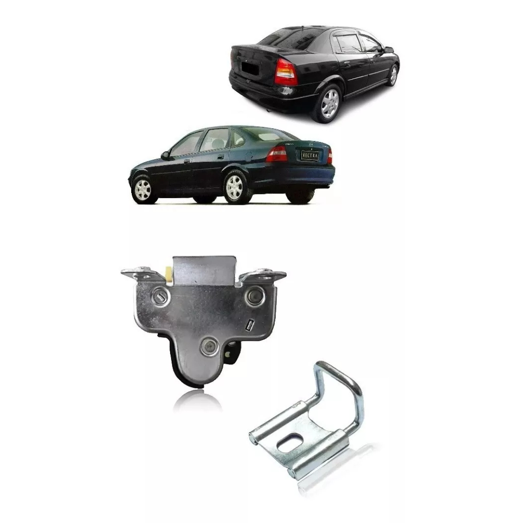 Kit Fechadura E Batente Porta Malas Vectra 97 98 99 2000 2001 2002 2003 2004 2005 Astra Sedan em Oferta na Shopee