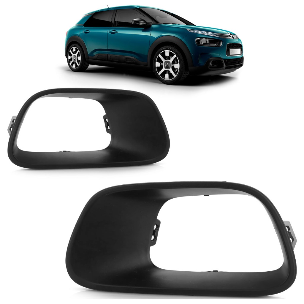 Grade Farol Milha Cactus 2019 2020 Com Furo Preto em Oferta na Shopee