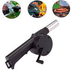Soprador Manual Para Churrasqueira Carvão Lareira Camping Pesca Multiuso - WESTERN