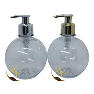 Frascos Pet 330 ml com Válvula Metalizada para Álcool Gel, Saboneteira, Creme, Shampoo Formato Bola em Oferta na Shopee
