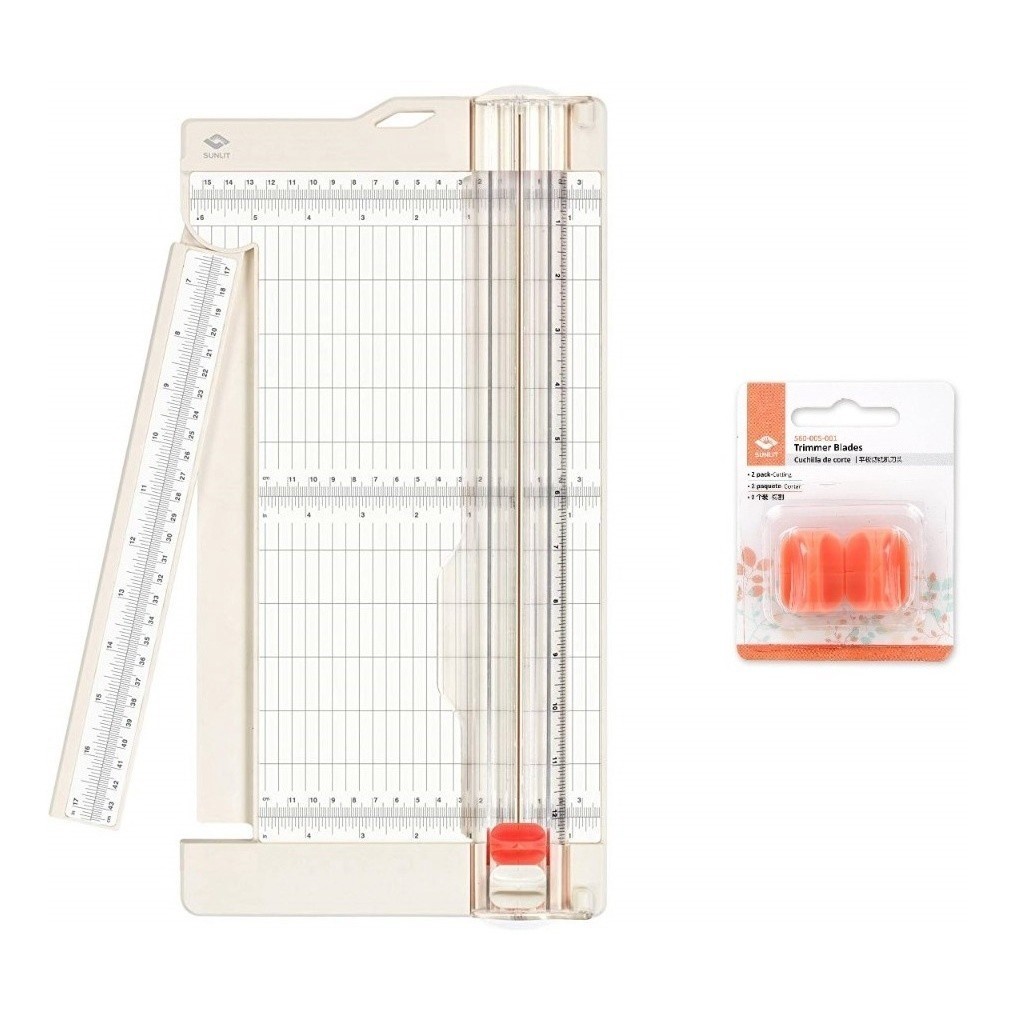 Guilhotina Manual Corte 31cm Com Extensor + Refil 2 Lâminas