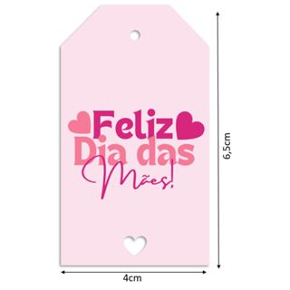 Tag Dia das Mães - Tag para Presente Dia das Mãe (Acompanha Cordão) em Oferta na Shopee