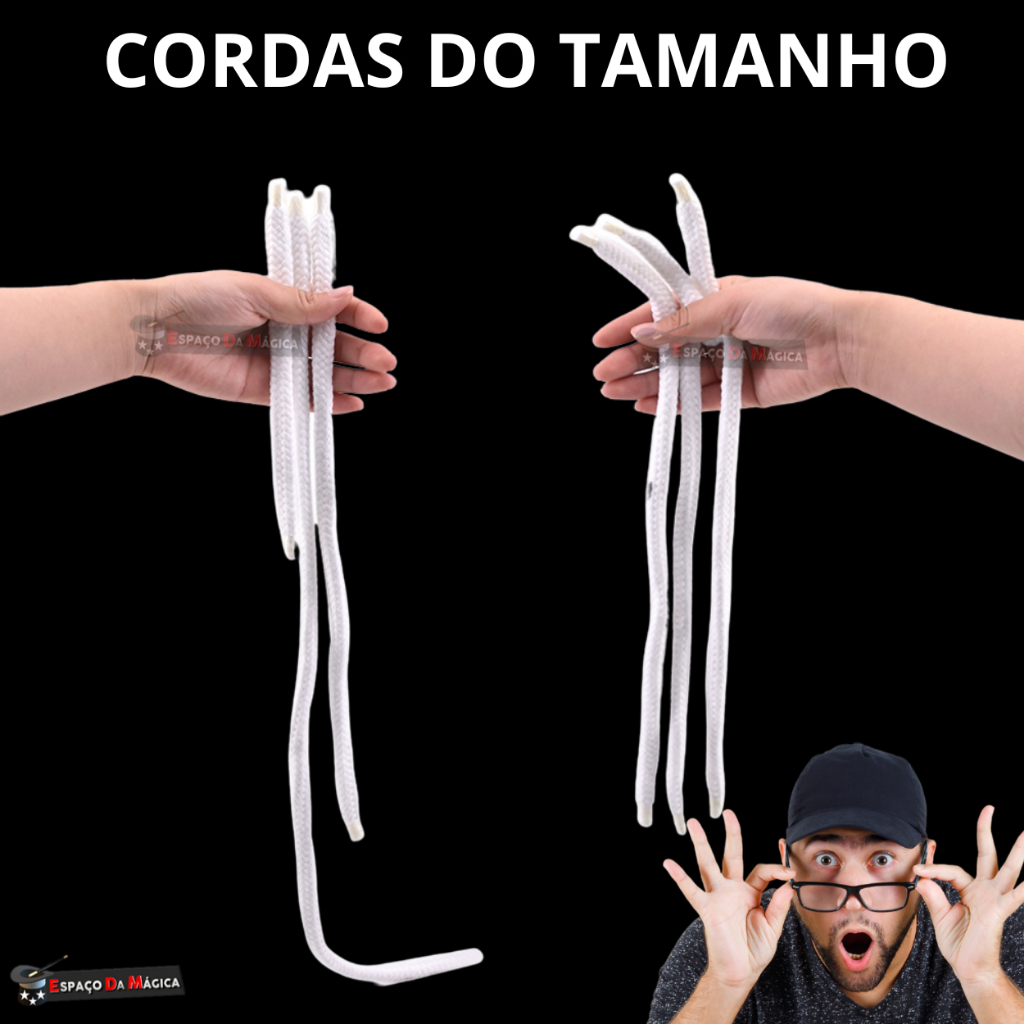 Cordas Magica Dos 3 Tamanho Truque De Magica Regeneração Ilusão