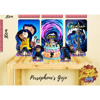Kit é só um bolinho Tema Coraline em Oferta na Shopee