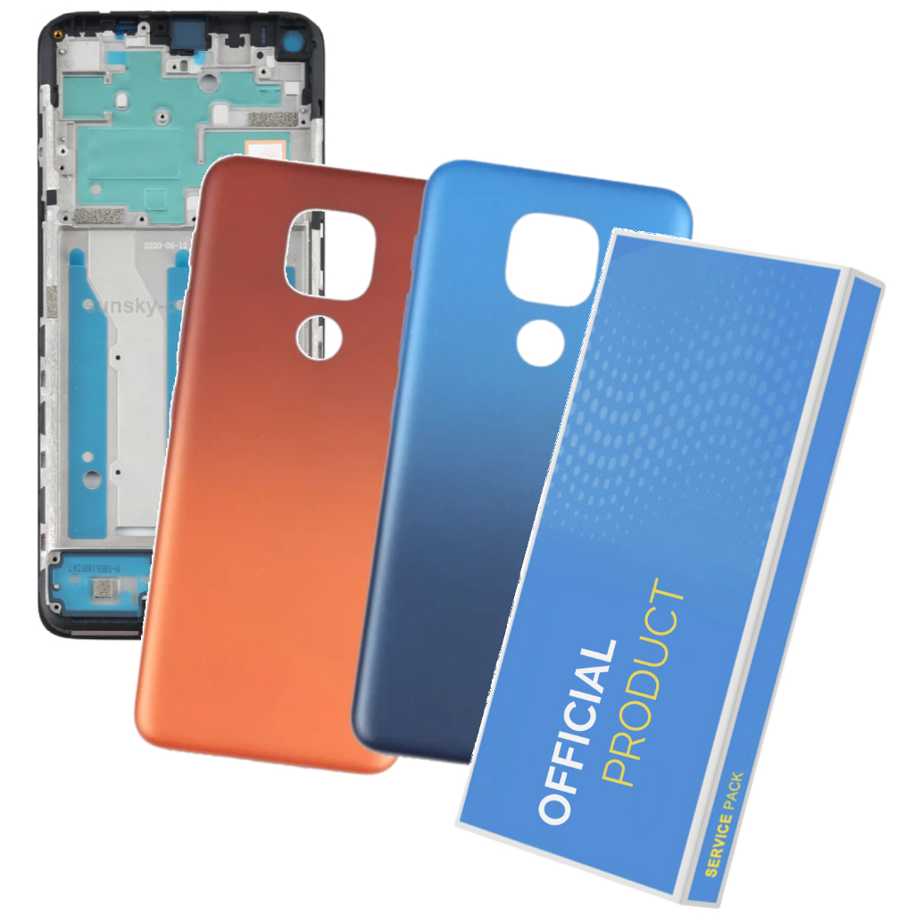 Carcaça + Com Botões Compatível Moto E7 Plus XT2081 Aro Chassis + Com Tampa Traseira!