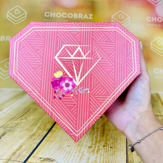 10~40 CAIXA CORAÇÃO DIA DAS MÃES e NAMORADOS  (10 DOCES) - ID3030 off// em Oferta na Shopee