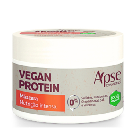 Mascara Apse Vegan Protein Nutrição Intensa Cabelos Ressecados - 300g