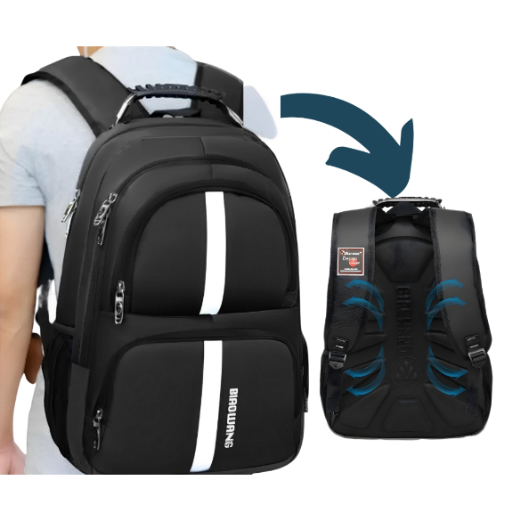 BIAO WANG Original Mochila Impermeável resistente Notebook Unisex Faculdade Viagem em Oferta na Shopee