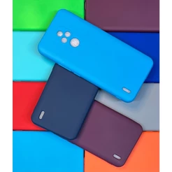 Capa para Motorola Moto E7 / Capa + Pelicula 3D ou Só 1 Capinha Aveludada Case