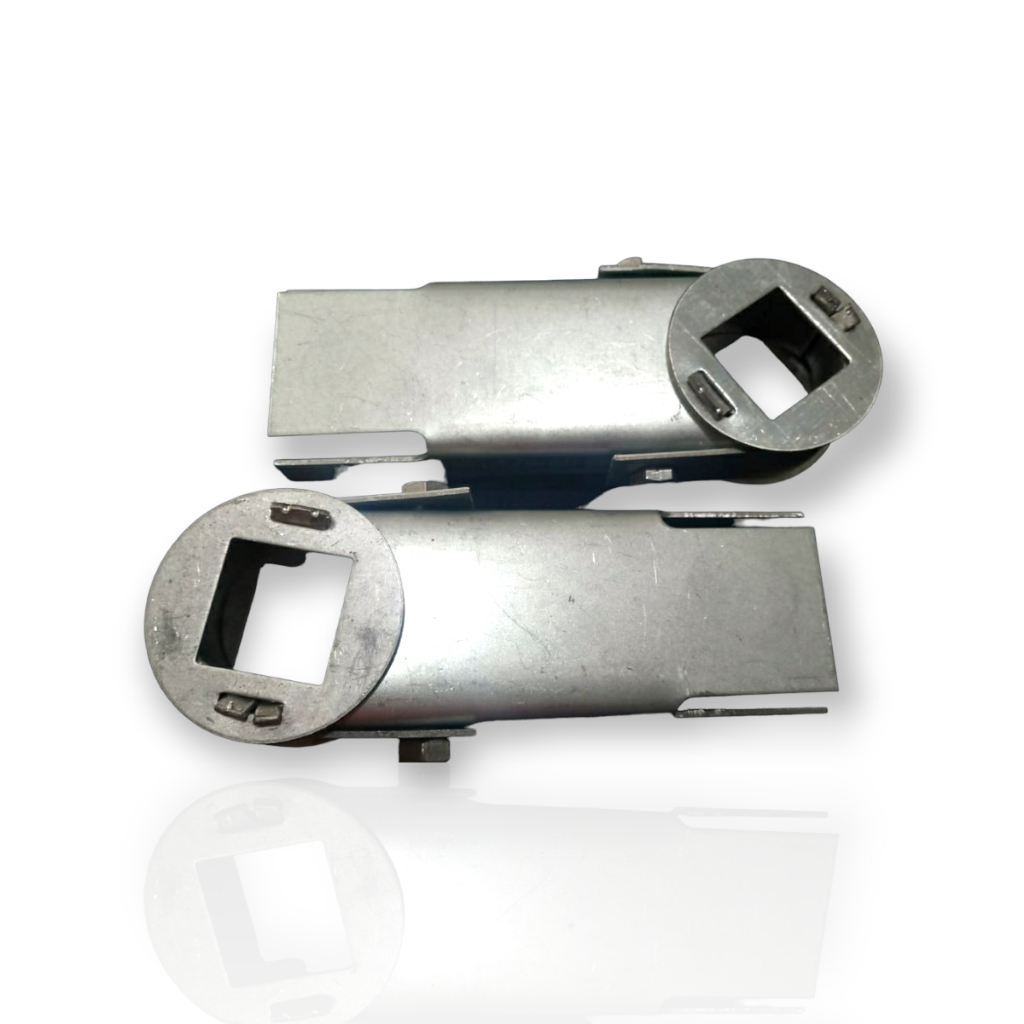 Kit 2 Dobradiça Mancal Fechado Para Portão Com Grapa 1 Polegada Longo