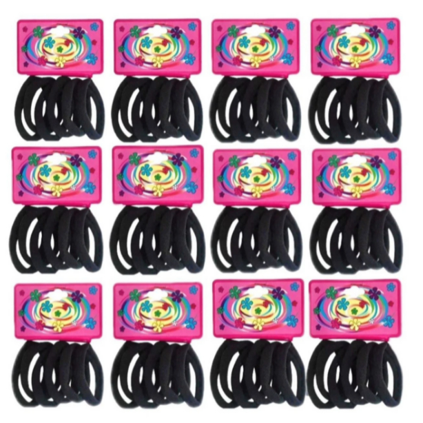 kit 72-288 Unidades Elástico De Cabelo Feminino Rabico De Cabelo