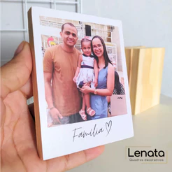 Quadros de Mesa 9x12CM 100% MDF - Foto De Mesa - Personalizado (enviar foto no chat)