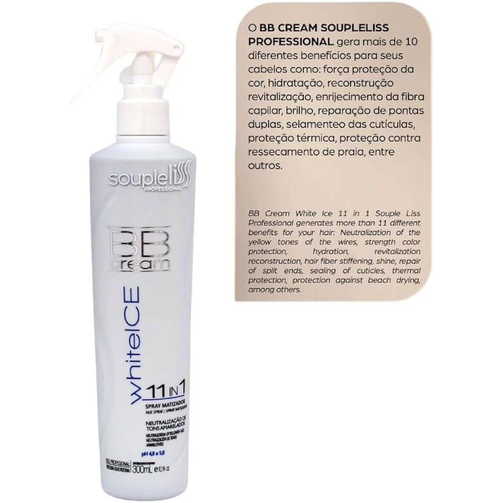Detalhes do Protetor Térmico Matizador Bb Cream 11 In 1 Souple Liss