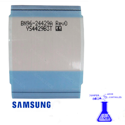 2 Cabo Flat Da Tcon Tv Samsung - UN40F6400AG UN46H6203AG Bn96-24429a