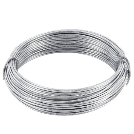 Arame Galvanizado - Várias espessuras - Nº 14, 16, 18, 20, 22 e 26 rolo com 10m