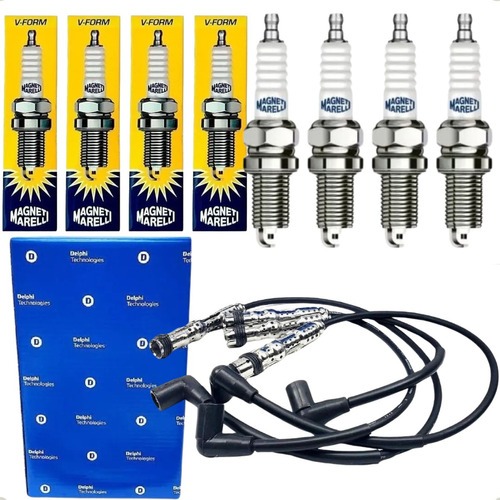 Kit Jogo Cabos E Velas Fox Polo Voyage Gol G4 G5 G6 G7 1.6 Ea111 em Oferta na Shopee