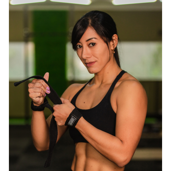 kIT 2 Pares Straps 100% algodão  para academia, cross fit e musculação. em Oferta na Shopee