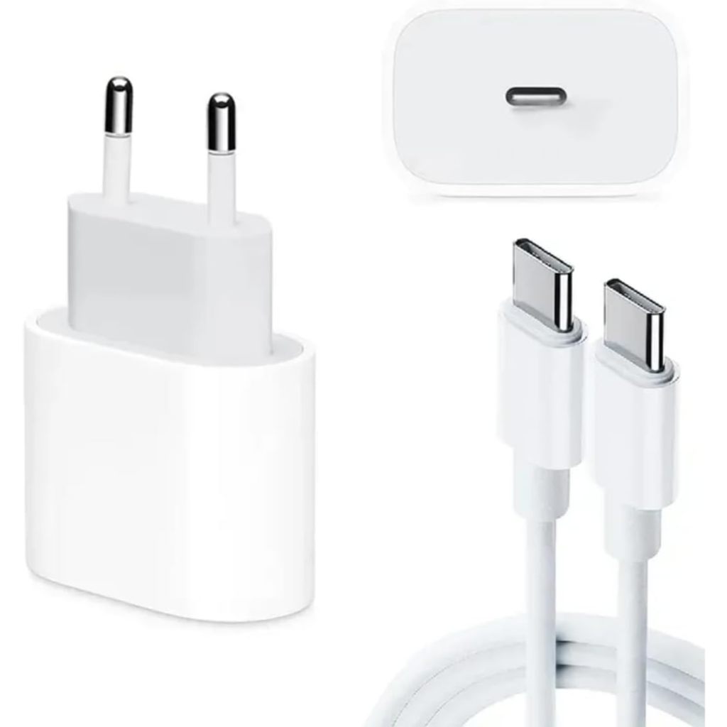 ORIGINAL IPHONE 15" Carregador 35w Completo Original Iphone 15 Adaptador Caixinha Tomada Fonte 20W + Cabo iPhone 15w Usb-C 15 Pro Max Turbo (Envio Rápido)