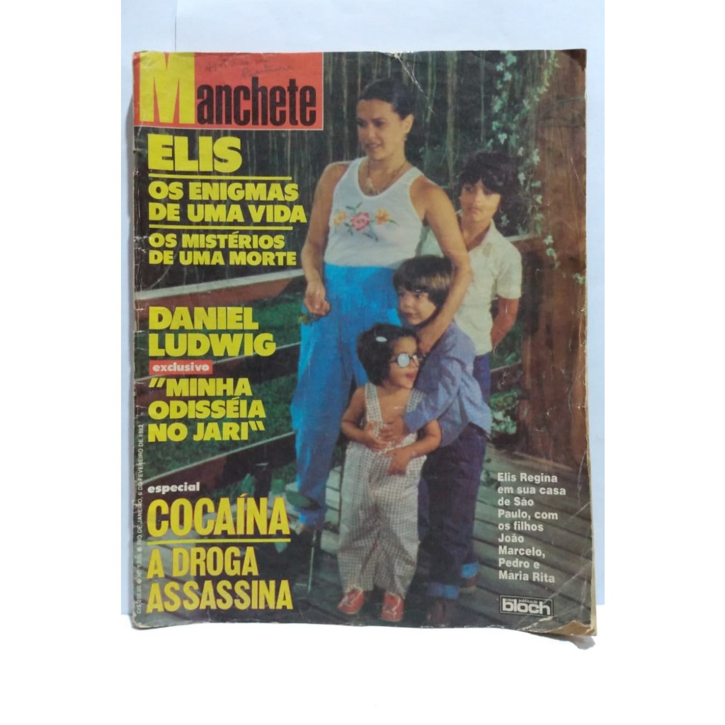 Revista Manchete antiga Elis Regina revista vintage