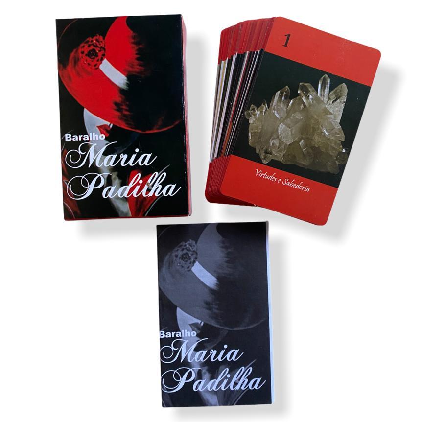 Baralho de Tarô Cigano Maria Padilha com 36 Cartas e Manual de Instruções em Oferta na Shopee