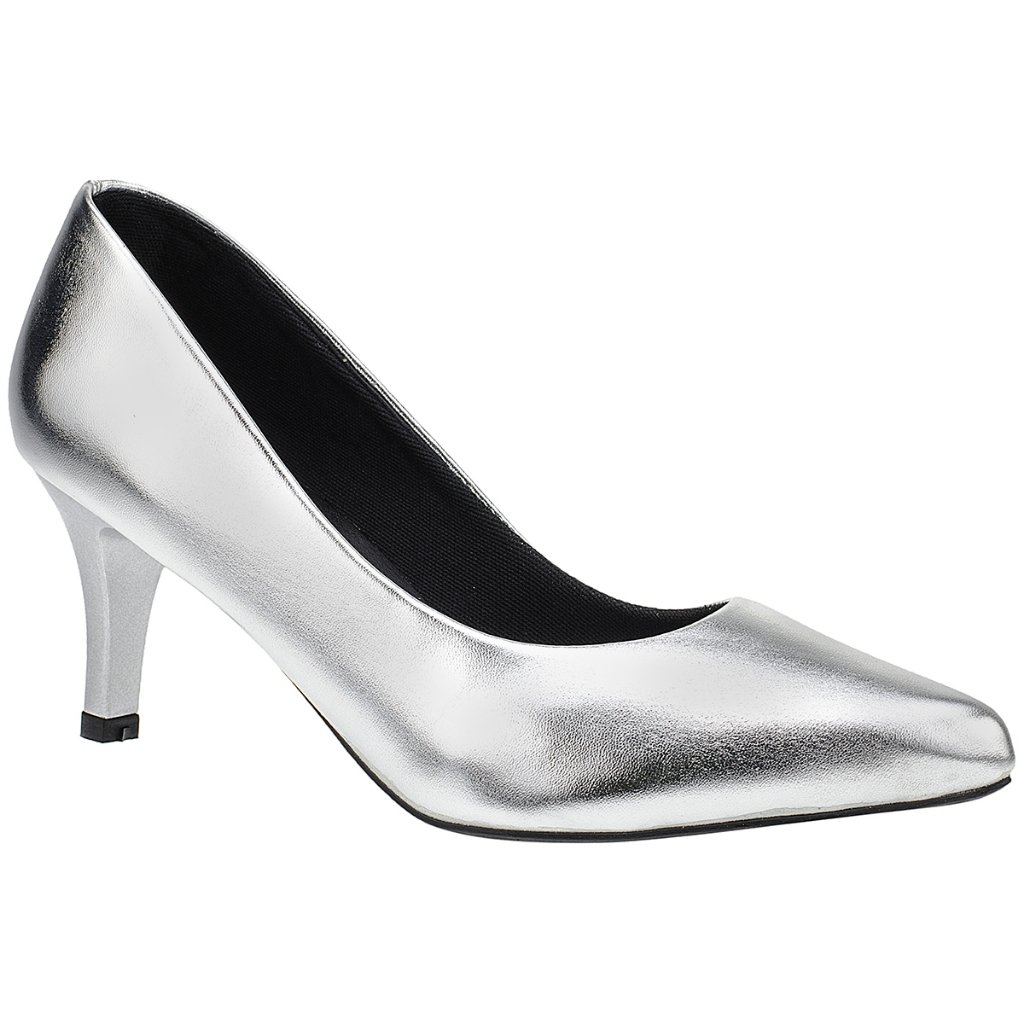 Sapato Feminino Scarpin Bico Fino Salto Baixo Agulha - Women Shoes