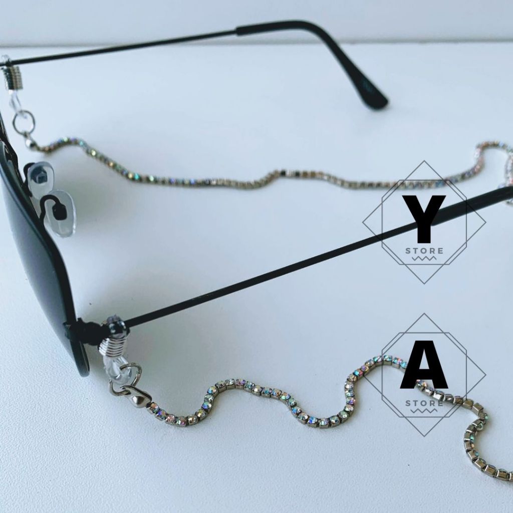 Corrente de Strass salva óculos blogueira em Oferta na Shopee
