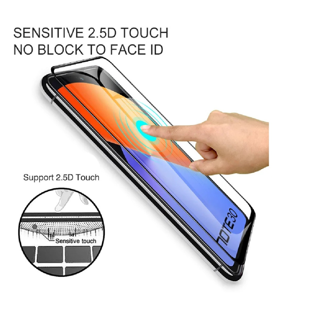 Película De Vidro Temperada 9H 3D 5D 9D Anti risco Infinix Note 30 4G / Note 30 5G / Note 30 Pro