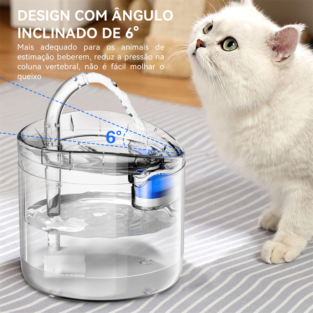 (múltipla escolha) gato filtro da fonte de água bebedor automático inteligente para gatos alimentador pet dispensador de água auto bebedouro para gatos