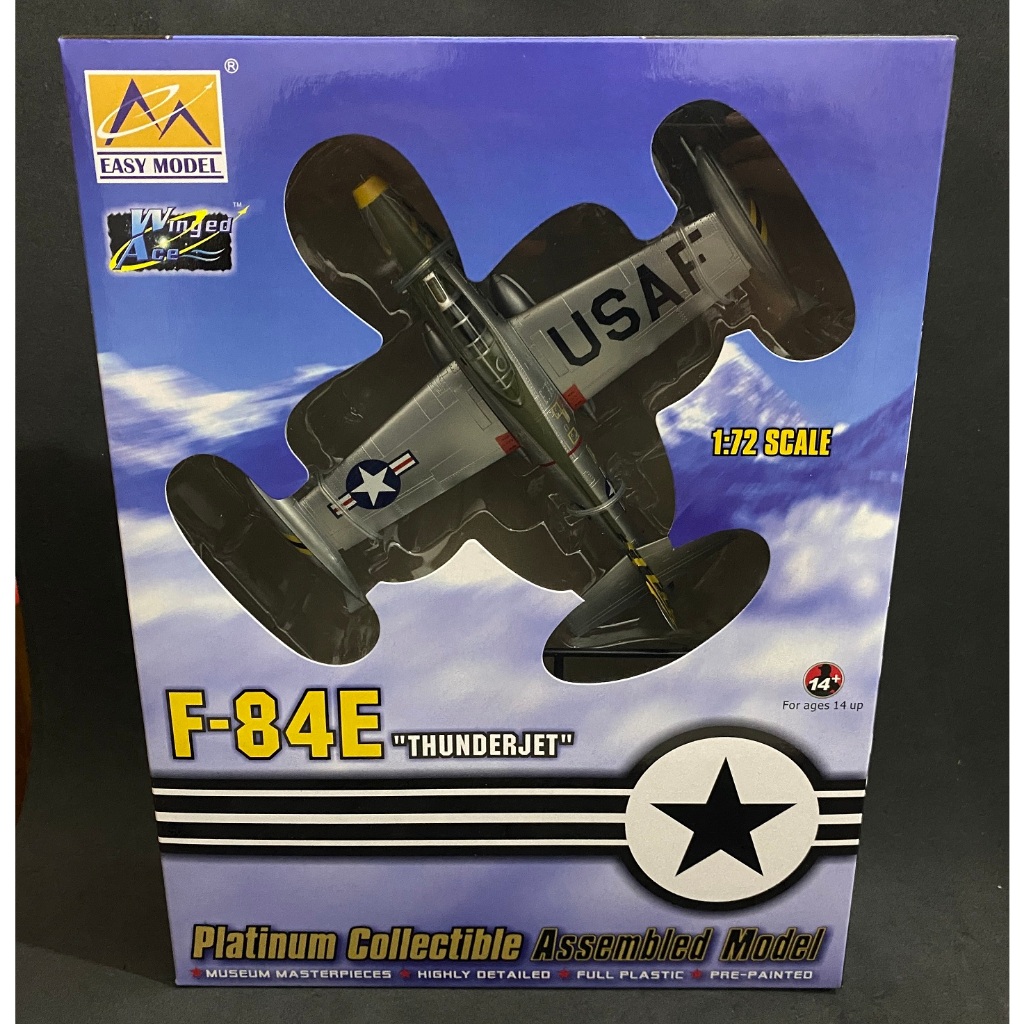 1:72 Easy Model - Miniatura Avião F-84E-25 Thunderjet Assigned to the 8th Fighter Bomber Donald James