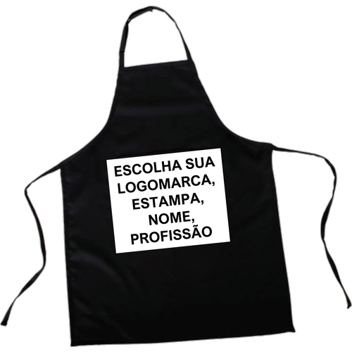 Avental com bolso personalizado com sua logomarca com regulagem na alça para churrasqueiro garçon cozinheiro cabeleleira em Oferta na Shopee