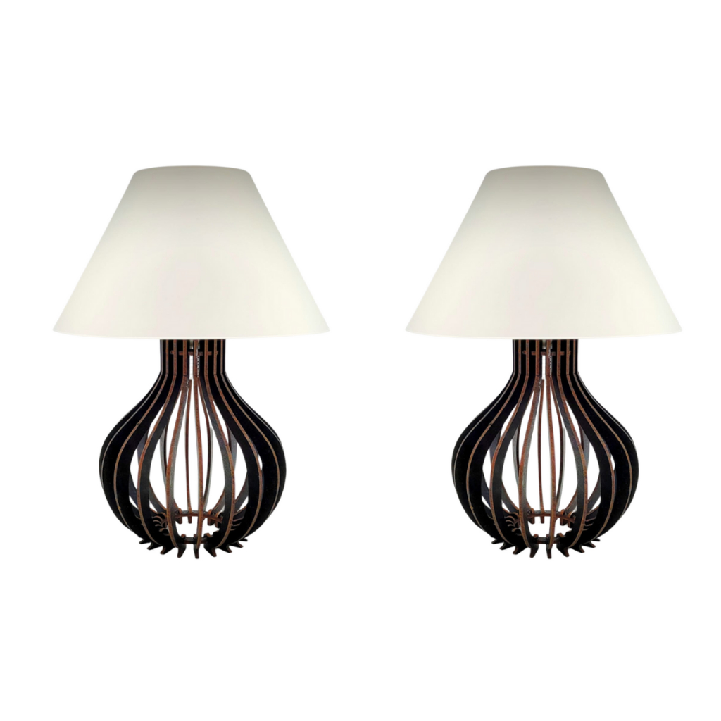 2 Luminária Abajur Criado Mudo Quarto Luminária De Mesa