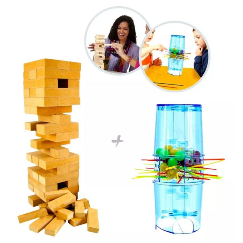 Kit Jogos Caiu Perdeu + Tira Vareta Brinquedo Para A Familia em Oferta na Shopee