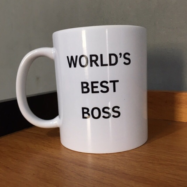 Caneca Série The Office World's Best Boss Dunder Mifflin Paper Company Inc Porcelana Café Chá