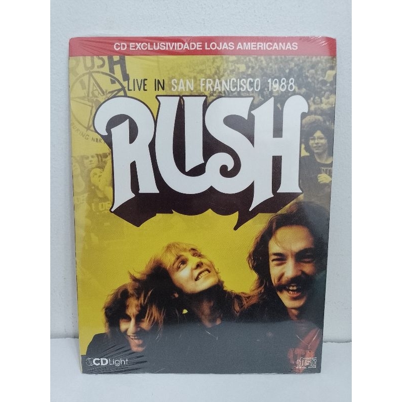 Cd Rush Live In San Francisco 1988 (lacrado)