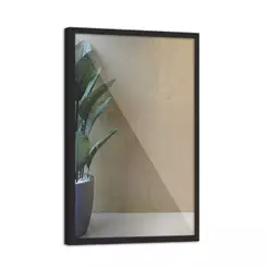 Espelho 35x45 Com Moldura Cor Preto para Decoração
