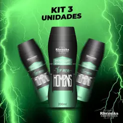 Kit 3 Sabonete Íntimo Refrescante For Men Masculino 200ml Rhenuks