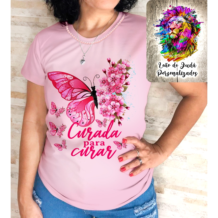 Camisa Evangélica com Pérolas Curada para Curar