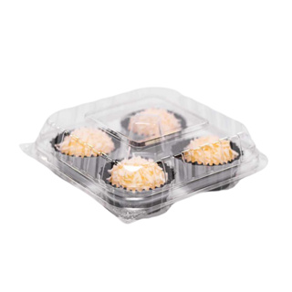 400 Embalagem quadrada doces brigadeiro com divisoria 4 doces 4 brigadeiros em Oferta na Shopee