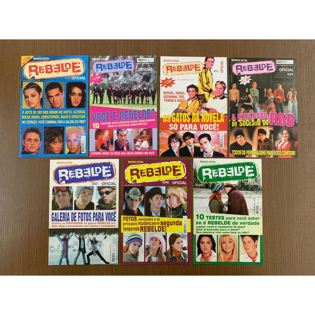 Revista Extra Rebelde Oficial RBD